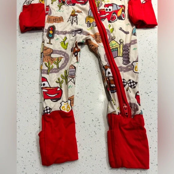 Little Sleepies Disney Cars 0-3 Months Zippy - Picture 2 of 6